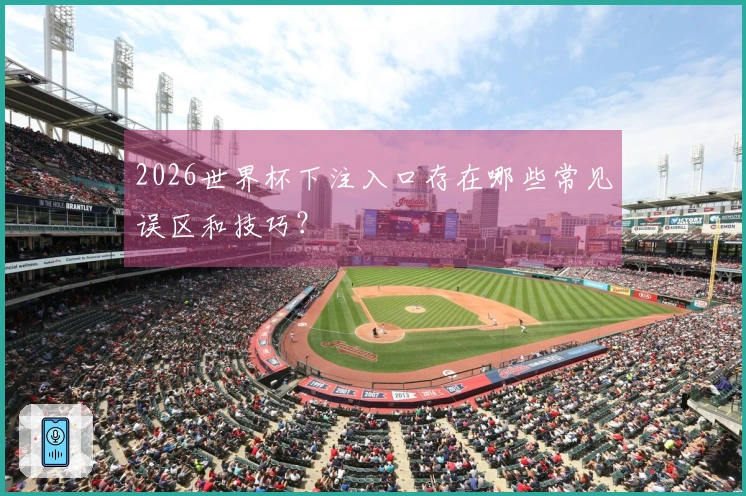 2026世界杯下注入口存在哪些常见误区和技巧？